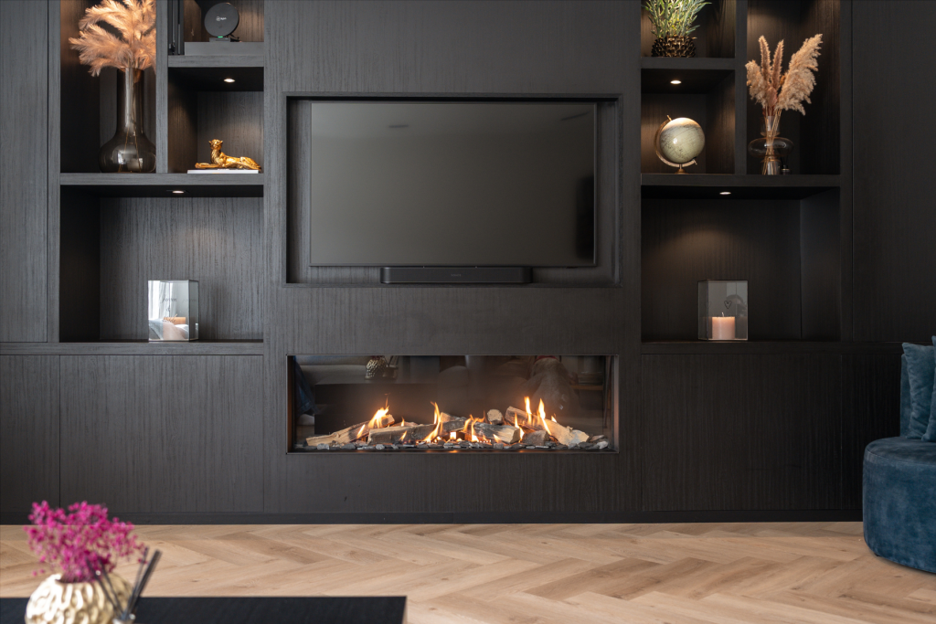 Gashaard met cinewall: dé blikvanger in het moderne interieur
